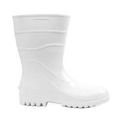 Bota em PVC Cano Curto Branca